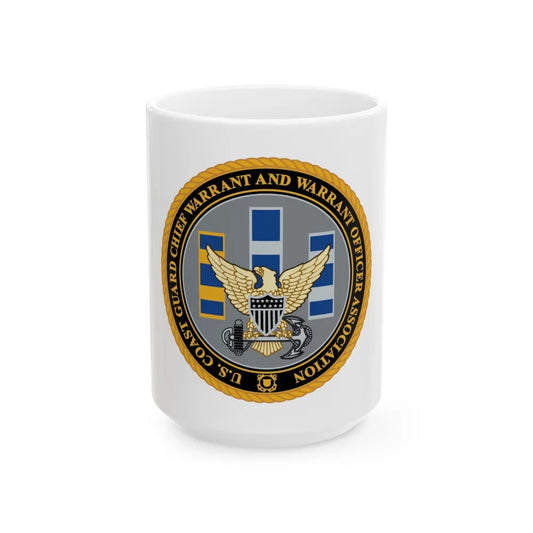 USCG CWO (U.S. Coast Guard) White Coffee Mug-15oz-Go Mug Yourself