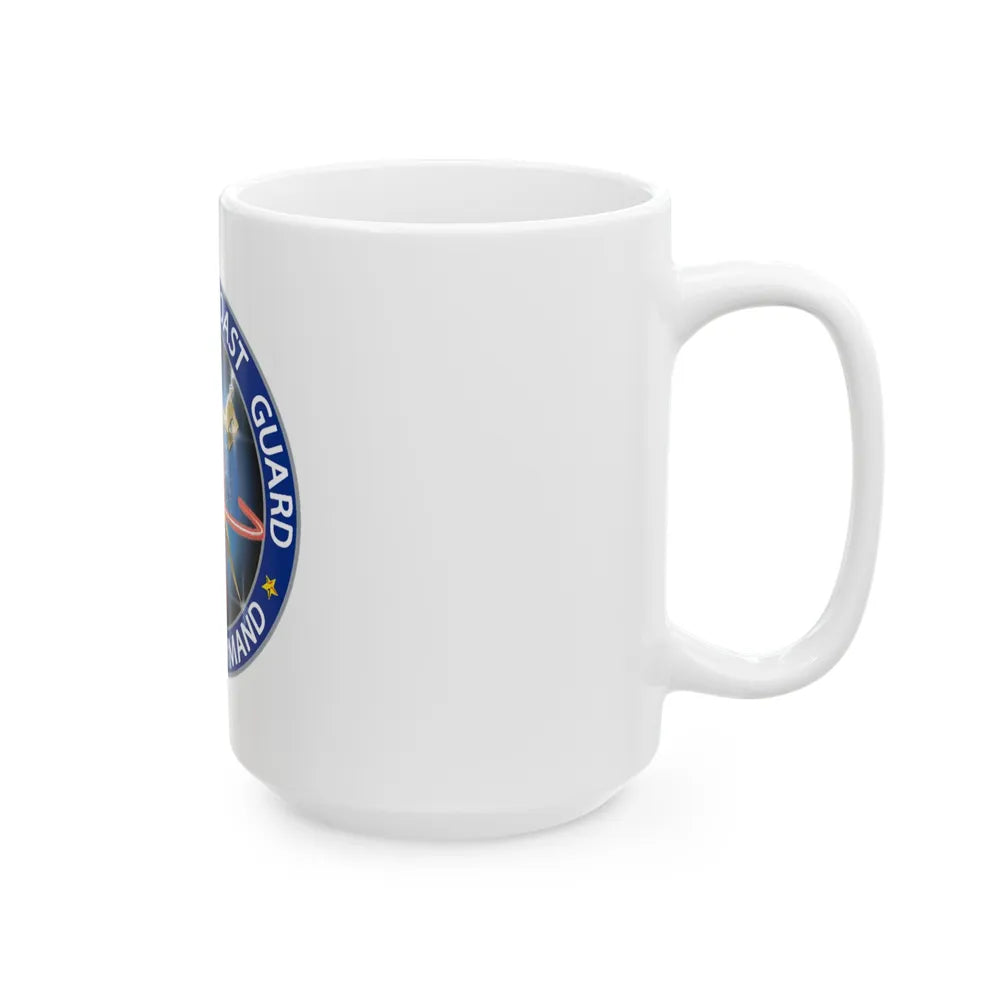 USCG Cyber Command (U.S. Coast Guard) White Coffee Mug-Go Mug Yourself