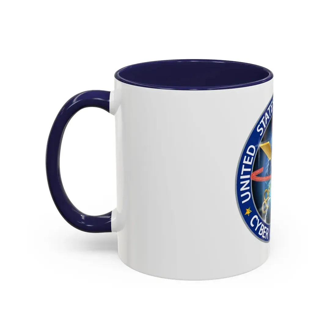 USCG Cyber Command (U.S. Coast Guard) Accent Coffee Mug - Go Mug Yourself