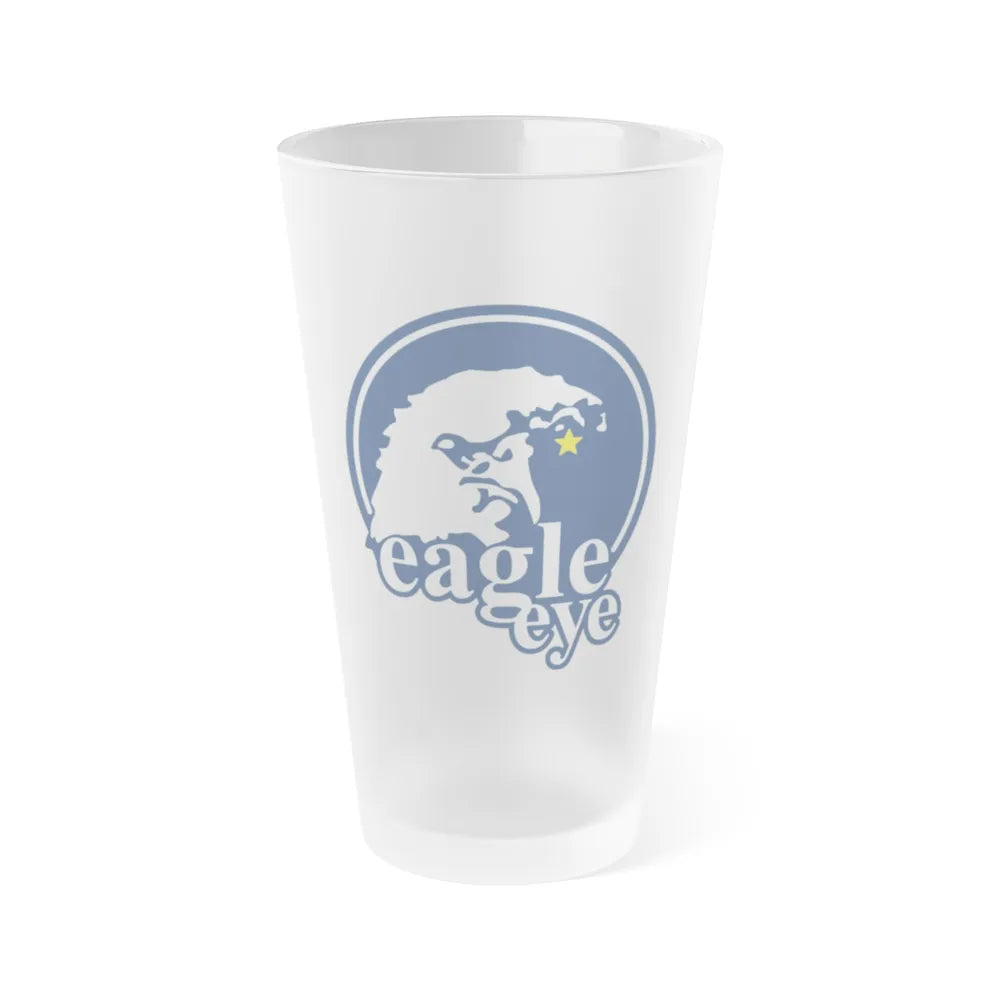 USCG Eagle Eye (U.S. Coast Guard) Frosted Pint Glass 16oz-Go Mug Yourself