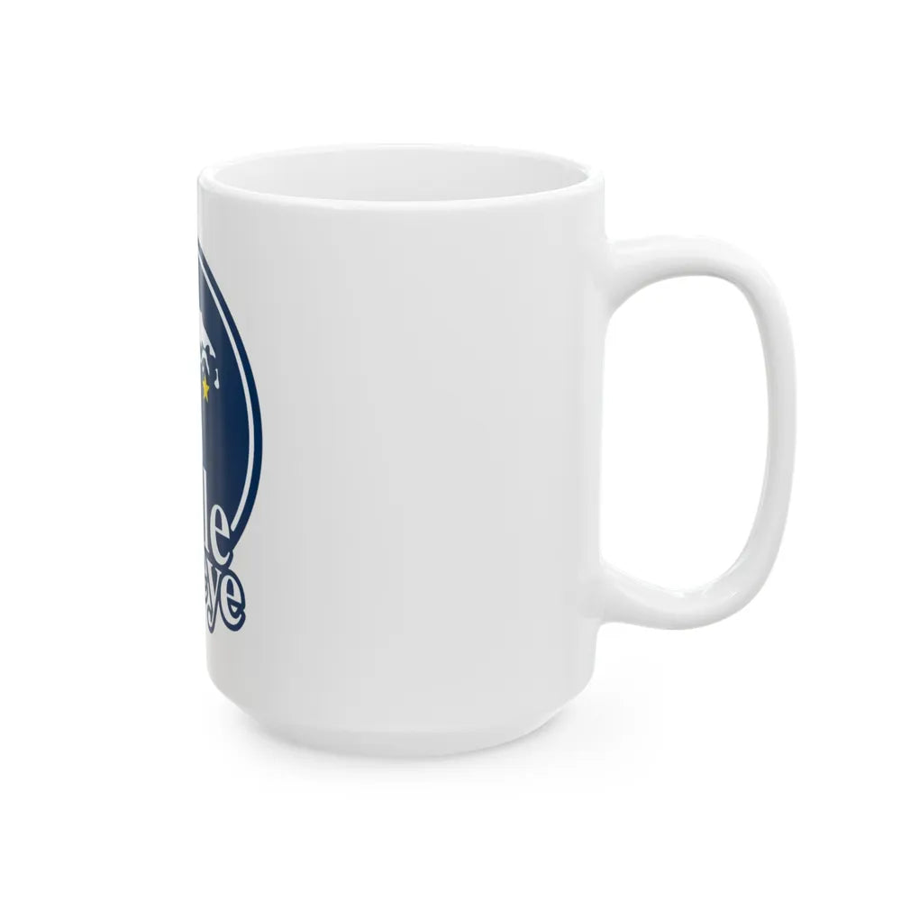 USCG Eagle Eye (U.S. Coast Guard) White Coffee Mug-Go Mug Yourself