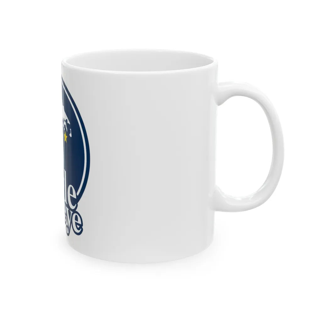 USCG Eagle Eye (U.S. Coast Guard) White Coffee Mug-Go Mug Yourself