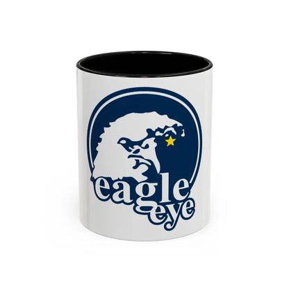 USCG Eagle Eye (U.S. Coast Guard) Accent Coffee Mug 11oz Black - Go Mug Yourself