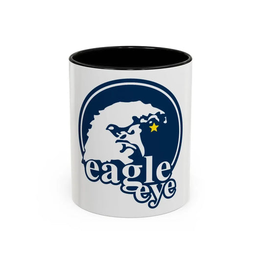 USCG Eagle Eye (U.S. Coast Guard) Accent Coffee Mug 11oz Black - Go Mug Yourself