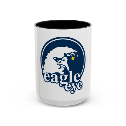 USCG Eagle Eye (U.S. Coast Guard) Accent Coffee Mug 15oz Black - Go Mug Yourself