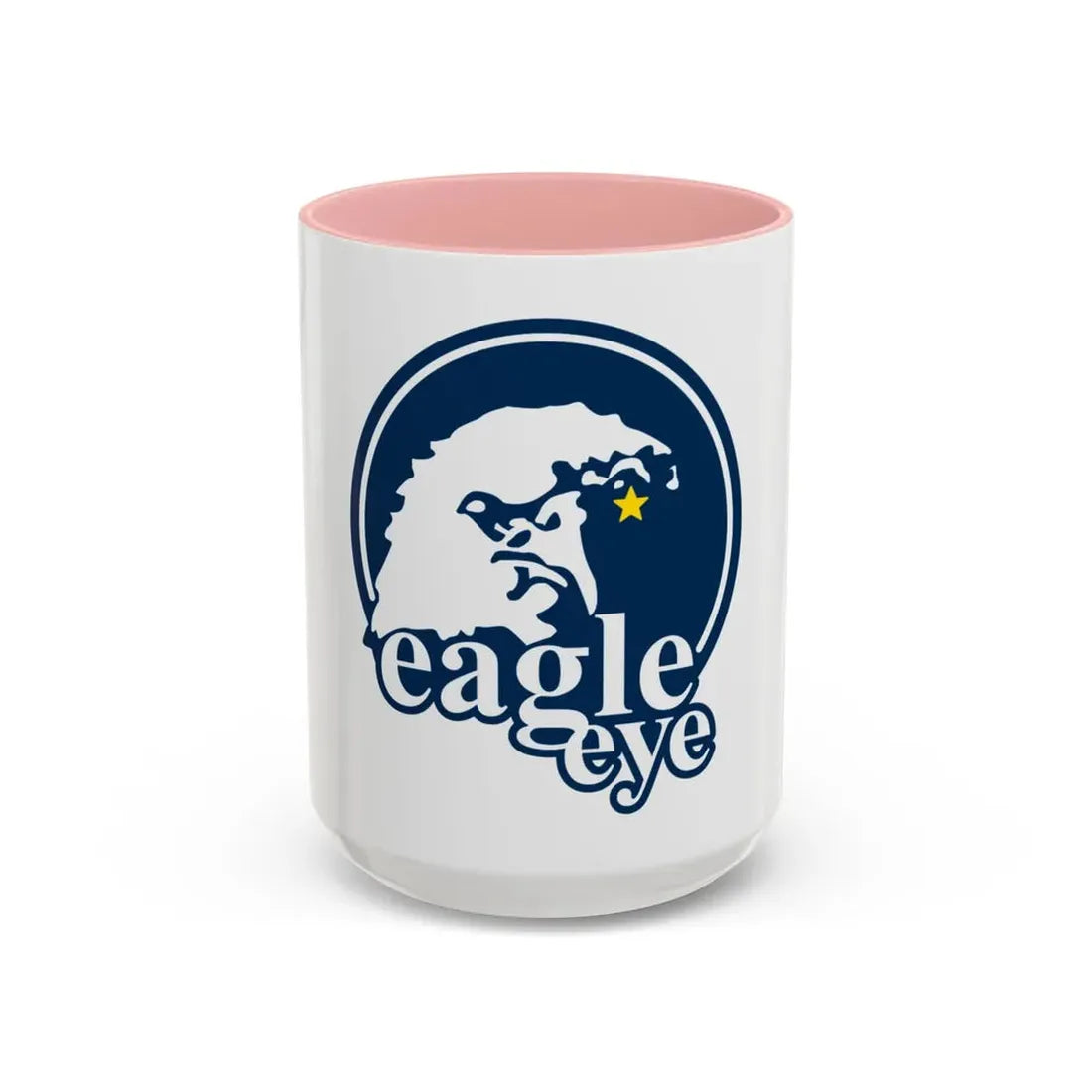 USCG Eagle Eye (U.S. Coast Guard) Accent Coffee Mug 15oz Pink - Go Mug Yourself
