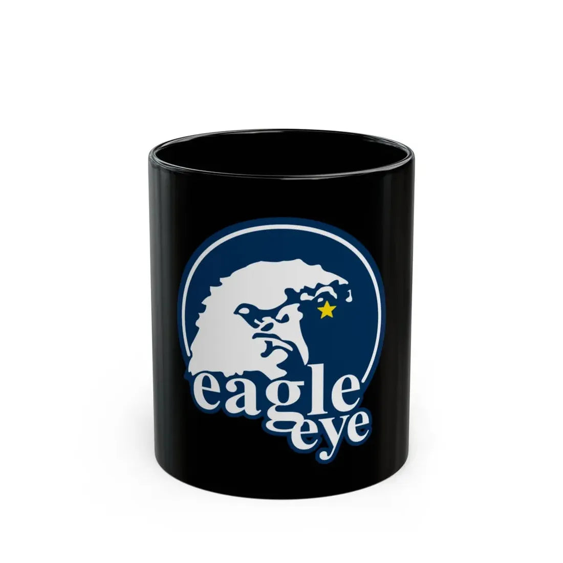 USCG Eagle Eye (U.S. Coast Guard) Black Coffee Mug 11oz - Go Mug Yourself