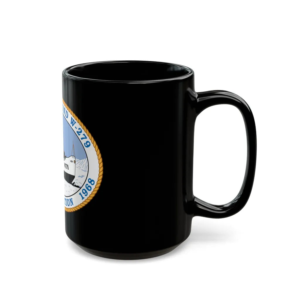 USCG Eastwind W 279 (U.S. Coast Guard) Black Coffee Mug-Go Mug Yourself