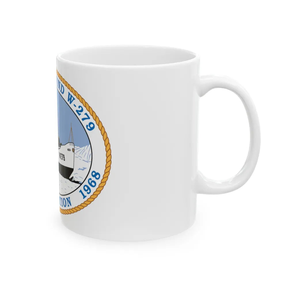 USCG Eastwind W 279 (U.S. Coast Guard) White Coffee Mug-Go Mug Yourself