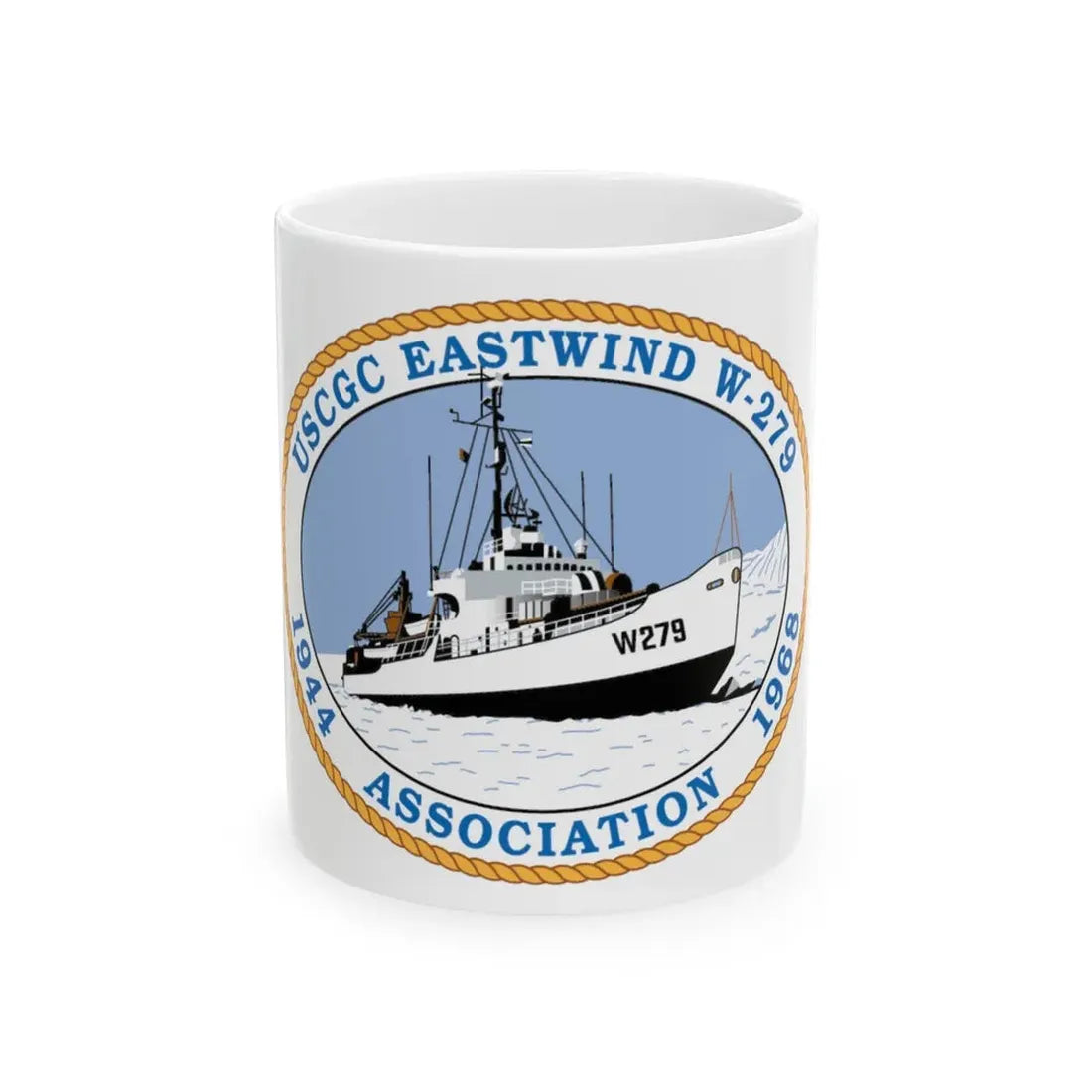 USCG Eastwind W 279 (U.S. Coast Guard) White Coffee Mug 11oz - Go Mug Yourself