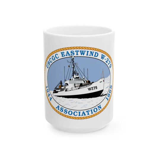 USCG Eastwind W 279 (U.S. Coast Guard) White Coffee Mug 15oz - Go Mug Yourself