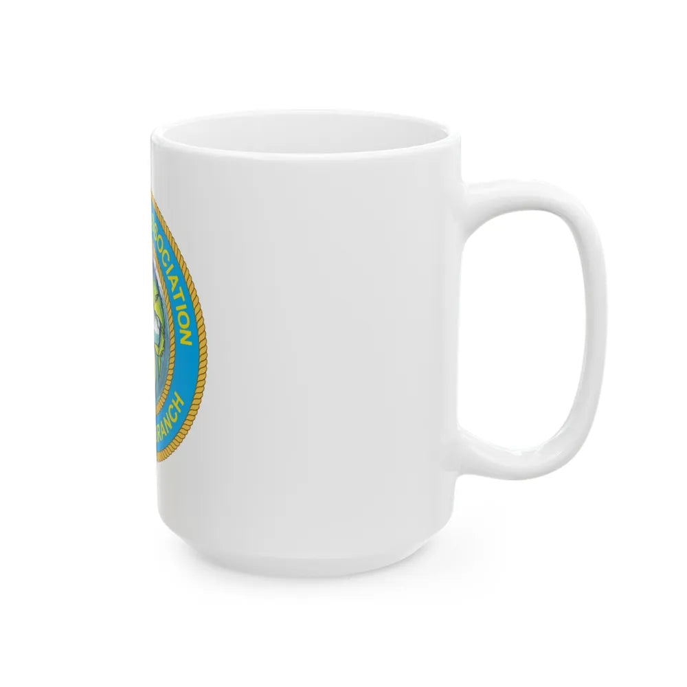 USCG EnlAssocCaribbean Branch (U.S. Coast Guard) White Coffee Mug-Go Mug Yourself