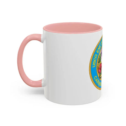 USCG EnlAssocCaribbean Branch (U.S. Coast Guard) Accent Coffee Mug - Go Mug Yourself
