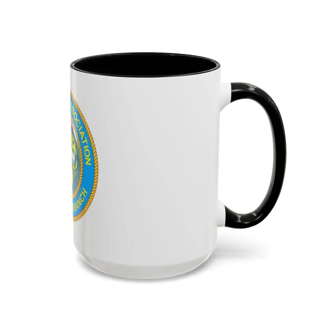 USCG EnlAssocCaribbean Branch (U.S. Coast Guard) Accent Coffee Mug - Go Mug Yourself