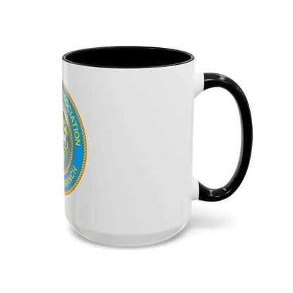 USCG EnlAssocCaribbean Branch (U.S. Coast Guard) Accent Coffee Mug - Go Mug Yourself