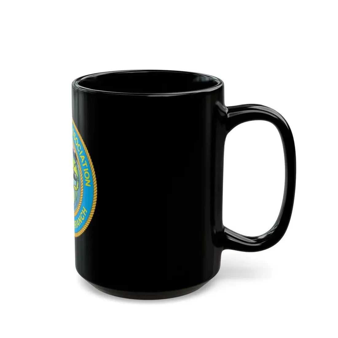 USCG EnlAssocCaribbean Branch (U.S. Coast Guard) Black Coffee Mug - Go Mug Yourself