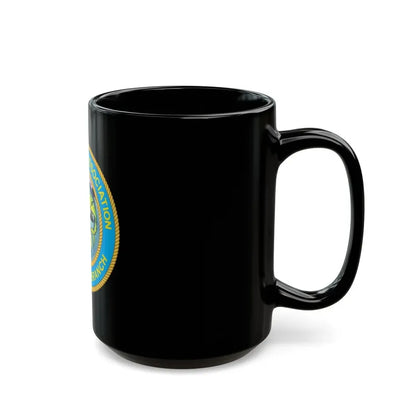 USCG EnlAssocCaribbean Branch (U.S. Coast Guard) Black Coffee Mug - Go Mug Yourself