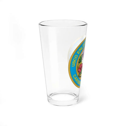 USCG EnlAssocCaribbean Branch (U.S. Coast Guard) Pint Glass 16oz - Go Mug Yourself