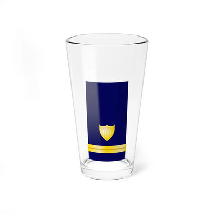 USCG Ensign Shoulder Board Enhanced (United States) (Military Rank) Pint Glass 16oz 16oz - Go Mug Yourself