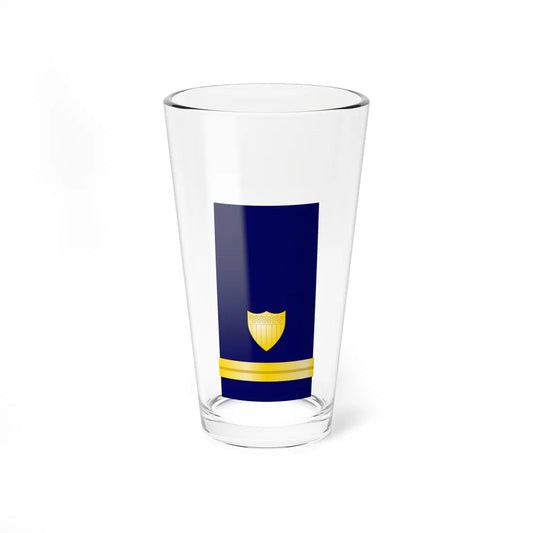 USCG Ensign Shoulder Board Enhanced (United States) (Military Rank) Pint Glass 16oz 16oz - Go Mug Yourself