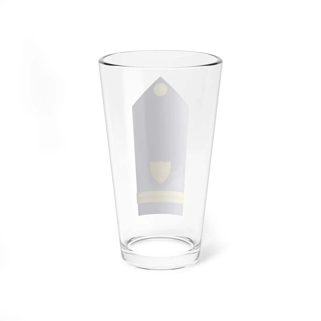 USCG Ensign Shoulder Board (United States) (Military Rank) Pint Glass 16oz - Go Mug Yourself