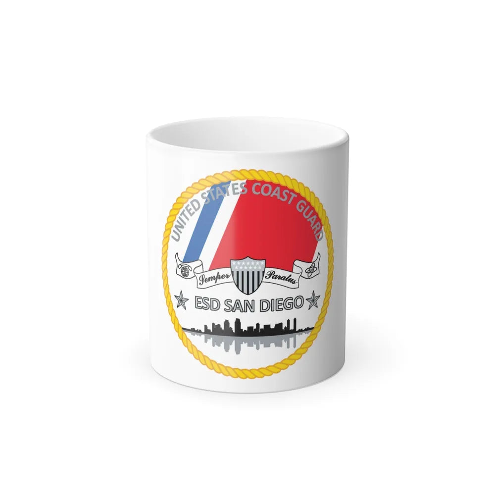 USCG ESD San Diego (U.S. Coast Guard) Color Changing Mug 11oz-11oz-Go Mug Yourself