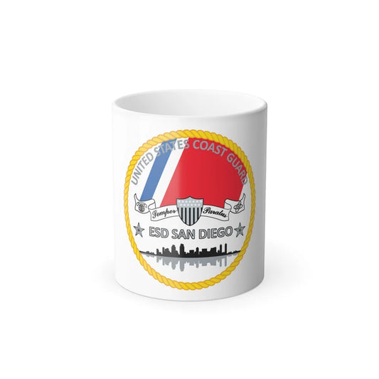 USCG ESD San Diego (U.S. Coast Guard) Color Changing Mug 11oz-11oz-Go Mug Yourself