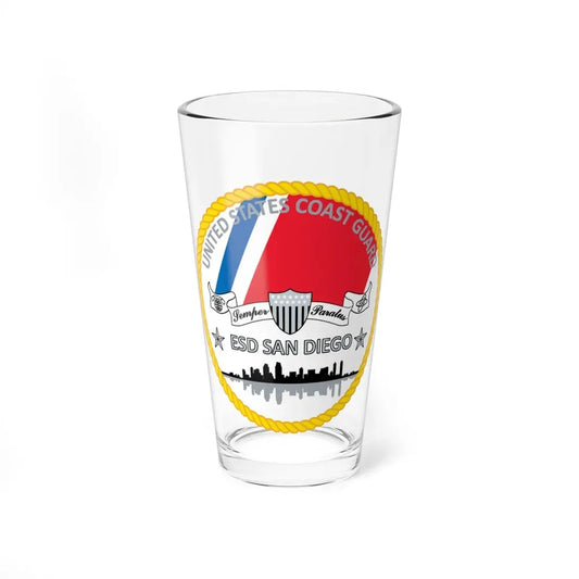 USCG ESD San Diego (U.S. Coast Guard) Pint Glass 16oz 16oz - Go Mug Yourself