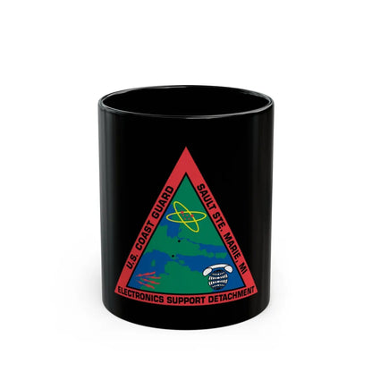 USCG ESD Sault SteMarie MI (U.S. Coast Guard) Black Coffee Mug-11oz-Go Mug Yourself