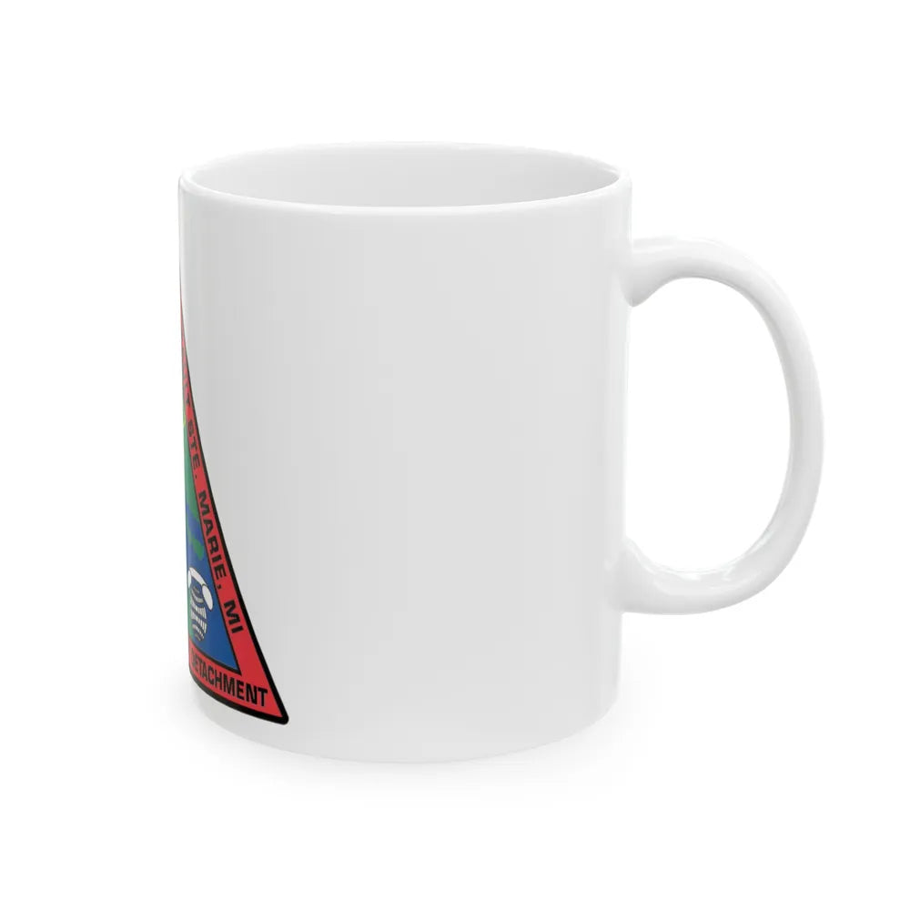 USCG ESD Sault SteMarie MI (U.S. Coast Guard) White Coffee Mug-Go Mug Yourself