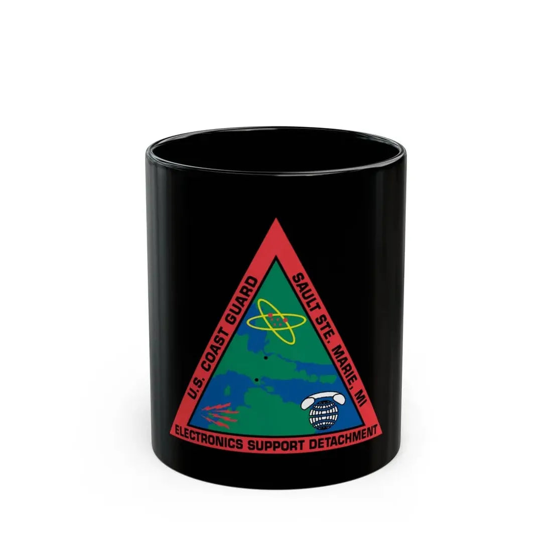 USCG ESD Sault SteMarie MI (U.S. Coast Guard) Black Coffee Mug 11oz - Go Mug Yourself