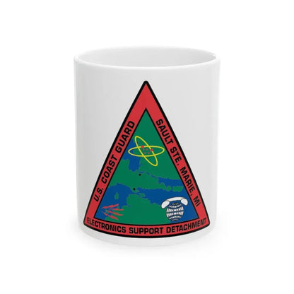 USCG ESD Sault SteMarie MI (U.S. Coast Guard) White Coffee Mug 11oz - Go Mug Yourself