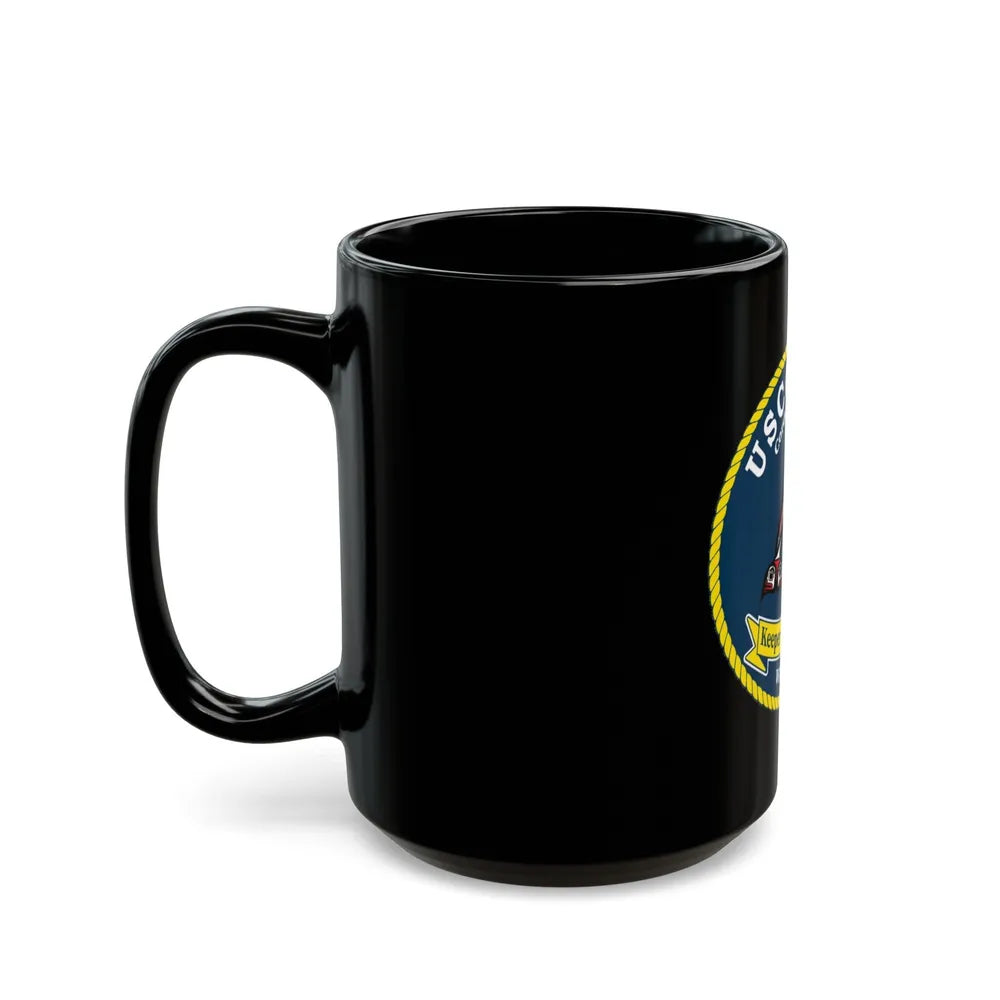 USCG FIR WLB 213 (U.S. Coast Guard) Black Coffee Mug-Go Mug Yourself