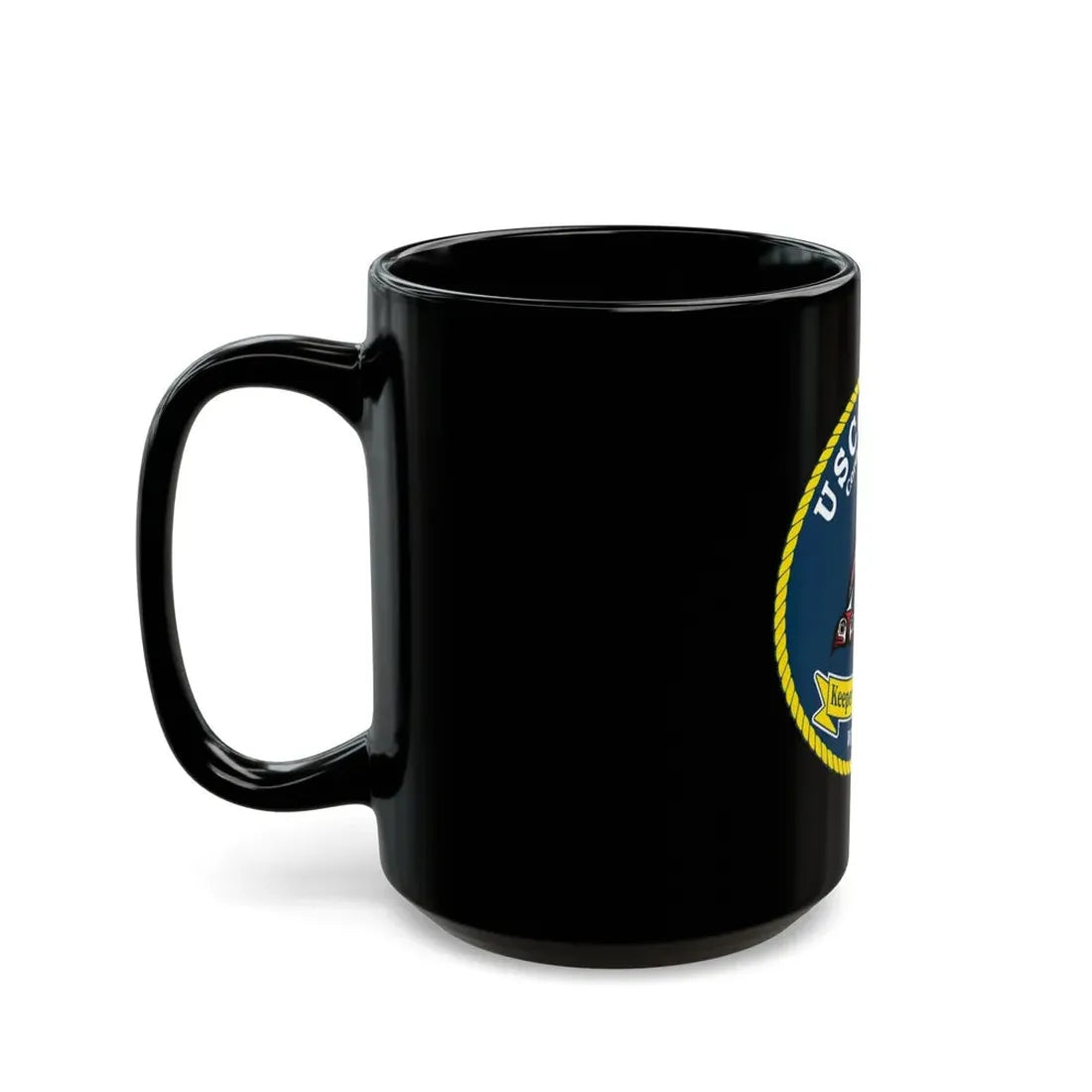 USCG FIR WLB 213 (U.S. Coast Guard) Black Coffee Mug - Go Mug Yourself