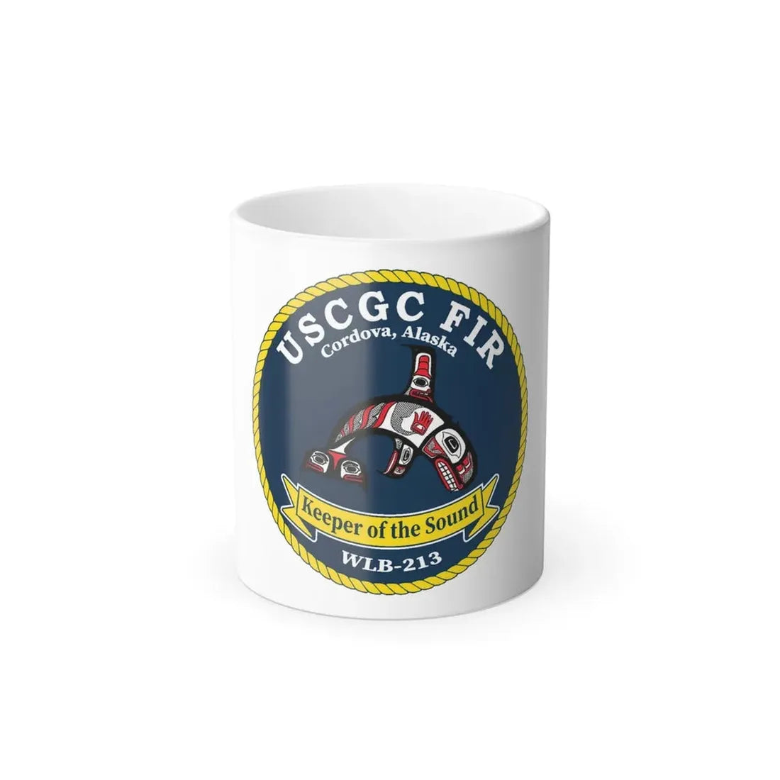 USCG FIR WLB 213 (U.S. Coast Guard) Color Changing Coffee Mug 11oz - Go Mug Yourself