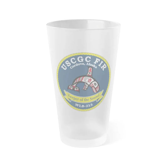 USCG FIR WLB 213 (U.S. Coast Guard) Frosted Pint Glass 16oz Default Title - Go Mug Yourself