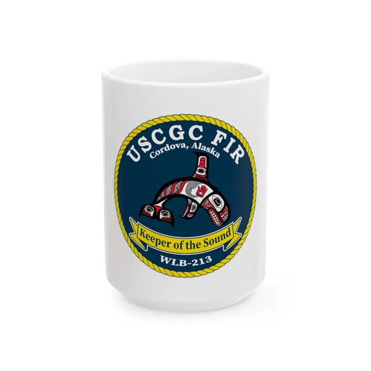 USCG FIR WLB 213 (U.S. Coast Guard) White Coffee Mug 15oz - Go Mug Yourself