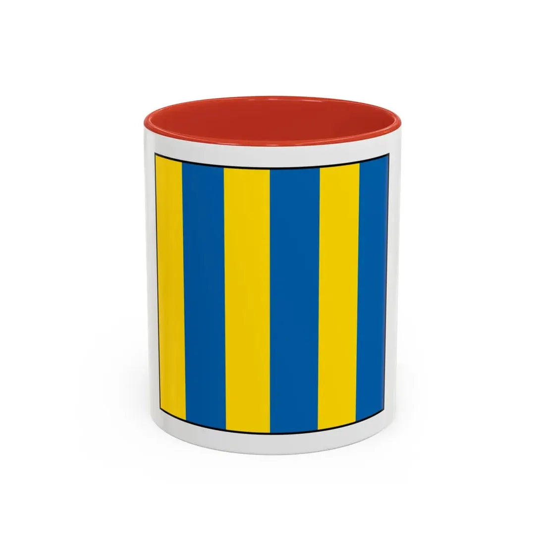 USCG Golf Flag (U.S. Coast Guard) Accent Coffee Mug 11oz Red - Go Mug Yourself