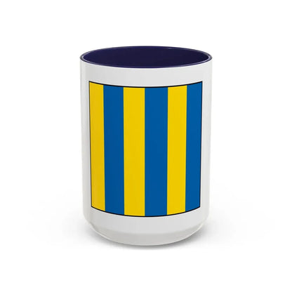 USCG Golf Flag (U.S. Coast Guard) Accent Coffee Mug 15oz Navy - Go Mug Yourself