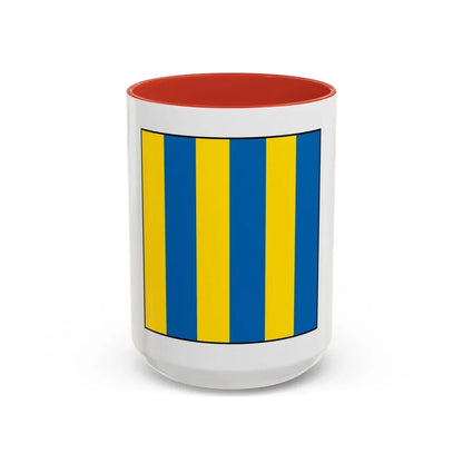 USCG Golf Flag (U.S. Coast Guard) Accent Coffee Mug 15oz Red - Go Mug Yourself