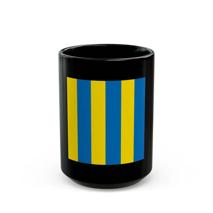 USCG Golf Flag (U.S. Coast Guard) Black Coffee Mug 15oz - Go Mug Yourself