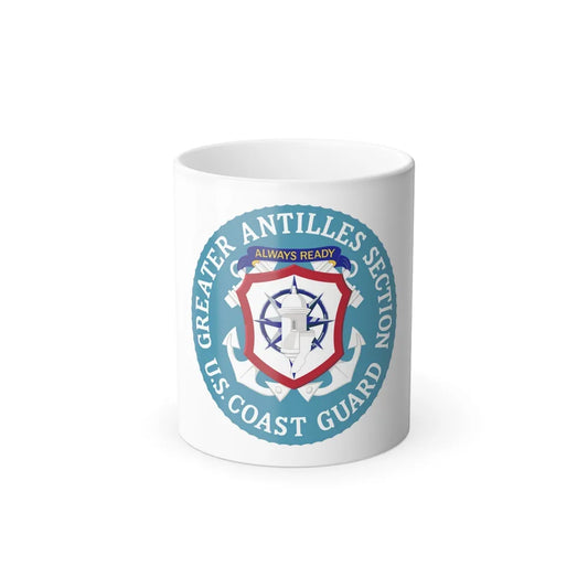 USCG Greater Antilles Section (U.S. Coast Guard) Color Changing Mug 11oz-11oz-Go Mug Yourself