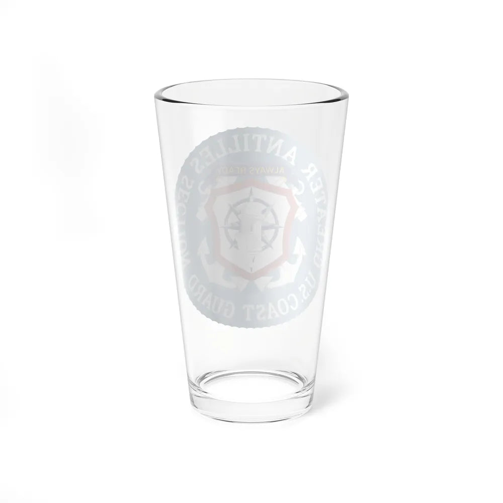 USCG Greater Antilles Section (U.S. Coast Guard) Pint Glass 16oz-Go Mug Yourself