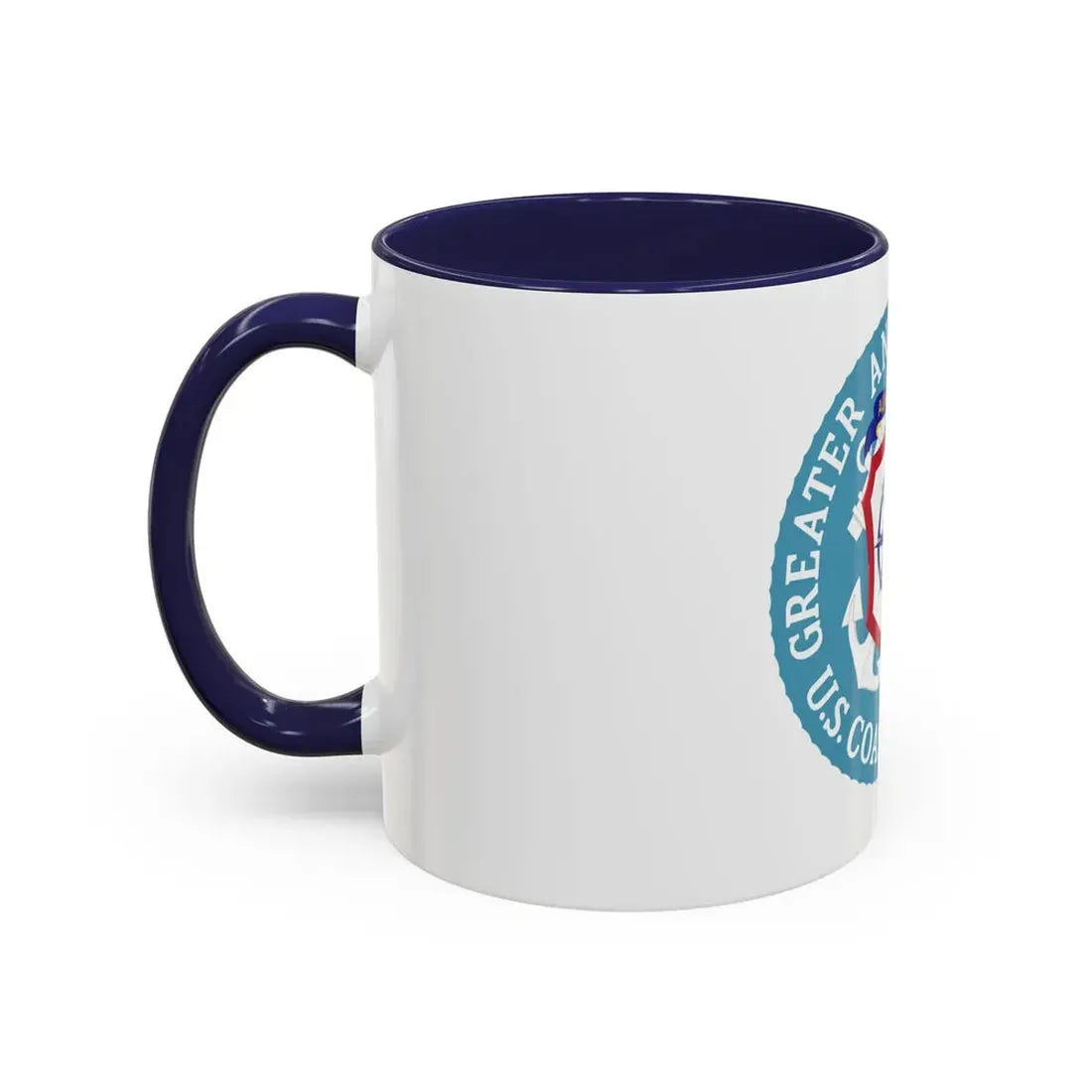 USCG Greater Antilles Section (U.S. Coast Guard) Accent Coffee Mug - Go Mug Yourself