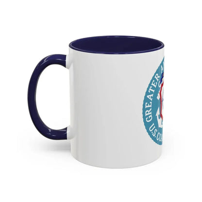 USCG Greater Antilles Section (U.S. Coast Guard) Accent Coffee Mug - Go Mug Yourself
