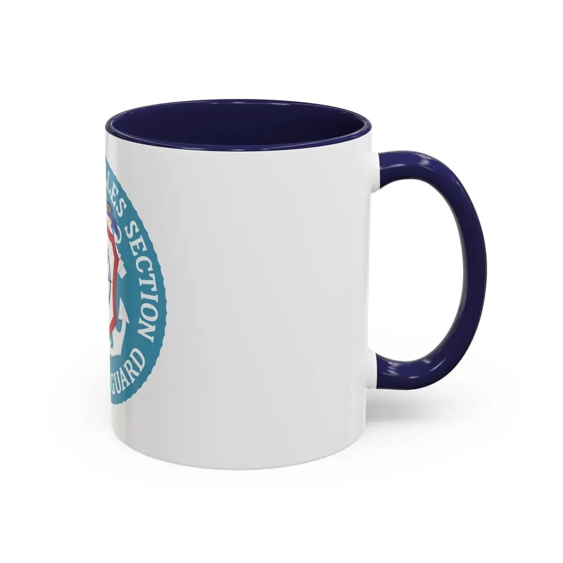 USCG Greater Antilles Section (U.S. Coast Guard) Accent Coffee Mug - Go Mug Yourself