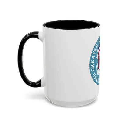 USCG Greater Antilles Section (U.S. Coast Guard) Accent Coffee Mug - Go Mug Yourself