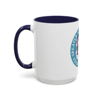 USCG Greater Antilles Section (U.S. Coast Guard) Accent Coffee Mug - Go Mug Yourself