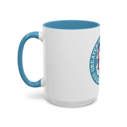 USCG Greater Antilles Section (U.S. Coast Guard) Accent Coffee Mug - Go Mug Yourself