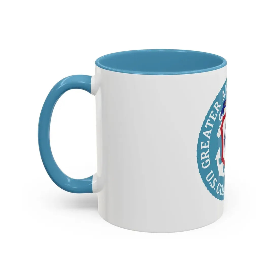 USCG Greater Antilles Section (U.S. Coast Guard) Accent Coffee Mug - Go Mug Yourself
